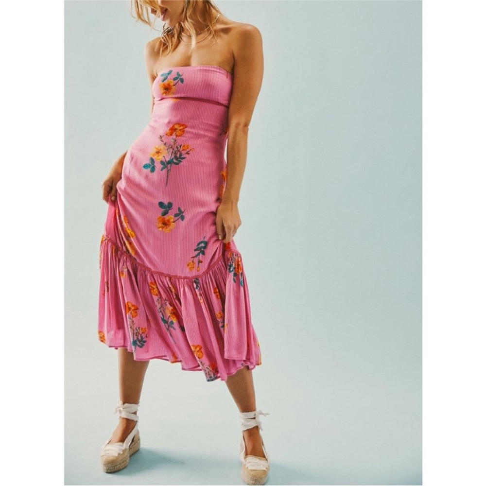 Free People Rosie Posie, Grapefruit Combo - Picture 2 of 9